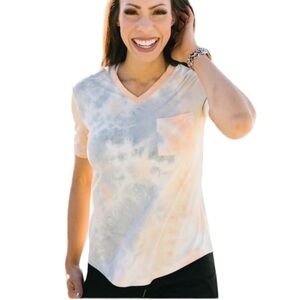 ZYIA: Active Hendrix Dusk Go To Pocket T-Shirt -Size Large